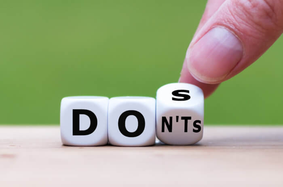 The Don’ts Of Restaurant Domain Names