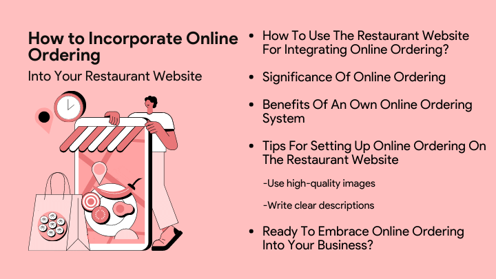 How to Incorporate Online Ordering into Your Restaurant Website