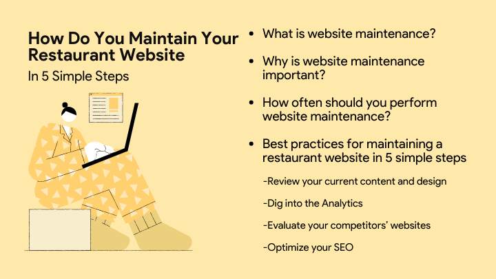Maintain Your Restaurant Website In 5 Simple Steps