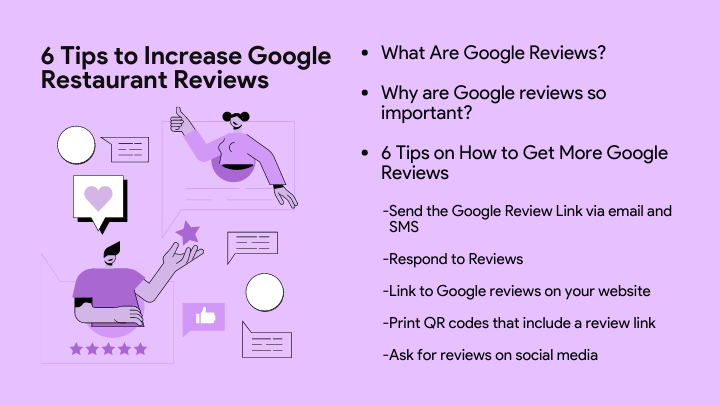 6 Tips to Increase Google Restaurant Reviews 