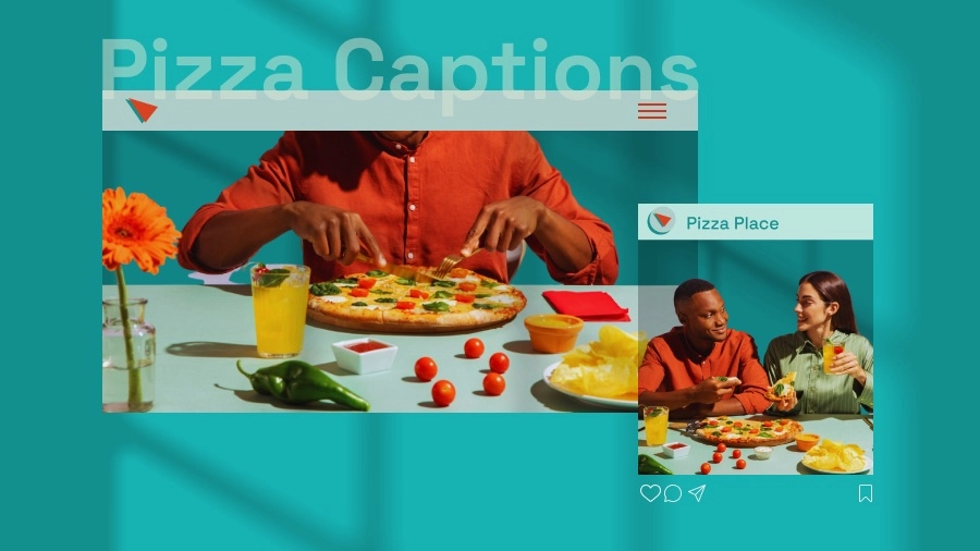 pizza captions for Instagram