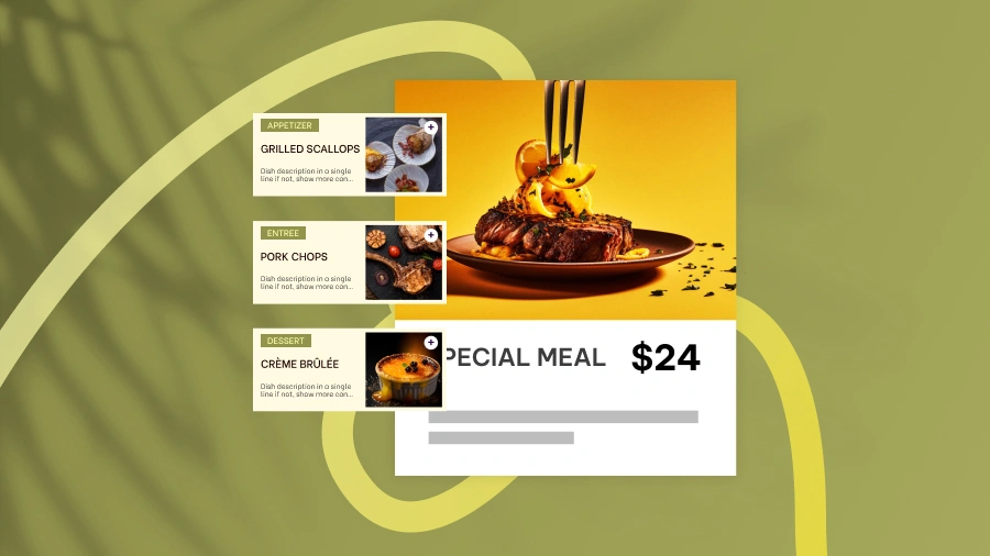 Prix Fixe Menu